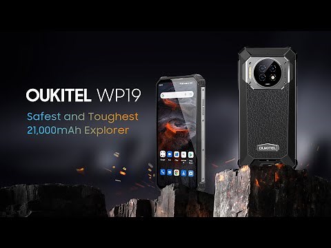 OUKITEL WP19 Rugged Smartphone-Safest and Toughest I 21,000mAh Explorer