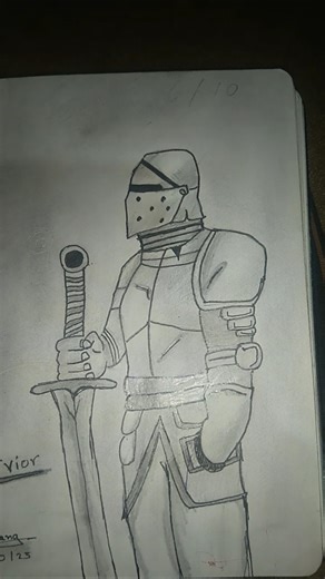 How to draw warrior in 5 minute?/ how to draw warrior/easy warrior sketch #sketch #easy drawing