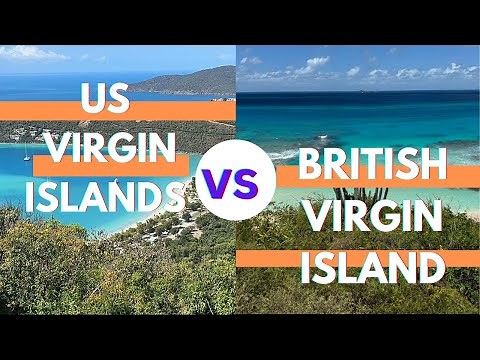 Compare US Virgin Islands (USVI) VS British Virgin Islands (BVI) 2025
