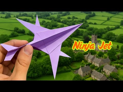 ✈️ How to Make a Cool Origami Jet Plane | DIY Paper Aircraft Tutorial