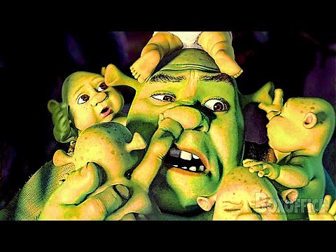 Todas las MEJORES escenas de la trilogía de SHREK ⚡ 4K