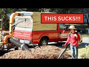 Leaf set up! New debris loader + leaf box! DEMO