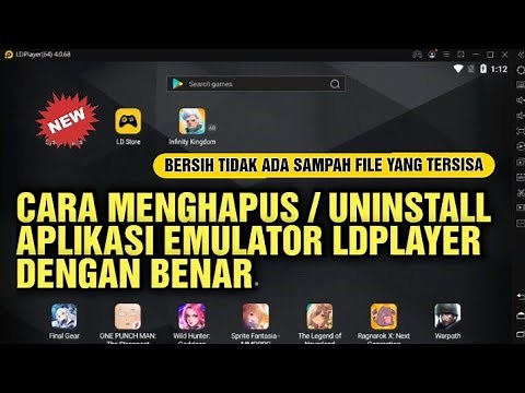 cara uninstall ldplayer dengan benar || cara menghapus ldplayer beserta sampahnya di laptop/komputer