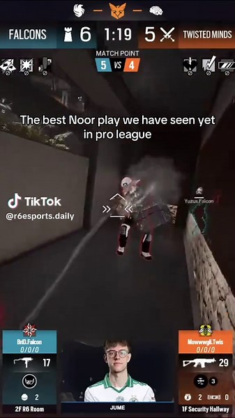 After not seeing Noor do anything for a few weeks, we finally see a good play! #r6siege #r6esports #rainbowsixsiege #r6klippin