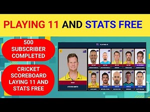 Cricket Scoreboard Css Code 2025 | Cricket Score Playing 11 And Stats Free | Cricket CodeFree 2025