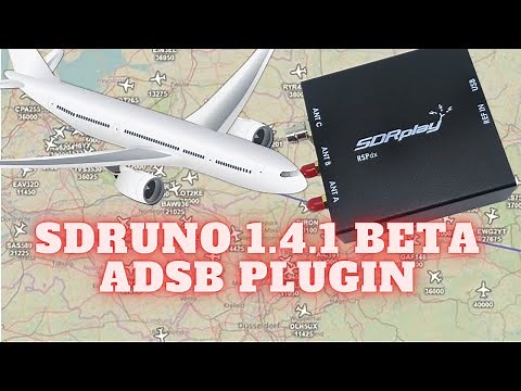 SDRUNO 1.4.1 Beta ADSB Plugin