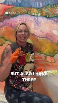 Paint with Intuition - just go for it #artyoutuber #artshorts #painting #makeart #landscapepainting