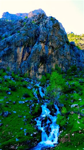 Amazing waterfall Cilo mountains travel views Hakkari #mountains #amazing #waterfall #trekking