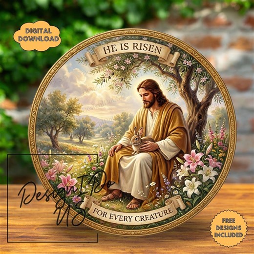 Easter Welcome Sign PNG, Spring Sublimation (digital Download), Home Decor, Christian Wreath, Wind Spinner - Etsy