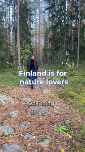 In Finland, you are always close to nature! 🌲 Lakes, forests and parks offer so many activities, and they keep the mind and body healthy. 🧘 Did you know that Finns are this connected to nature? #Nature #VisitFinland #naturetravel #traveltips #travel | I wish I was in Finland