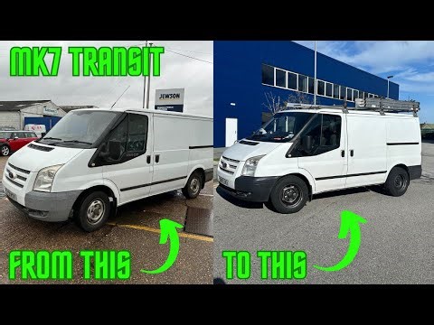 Modifying My Mk7 Ford Transit Banded Steel Wheels Bumper Restore
