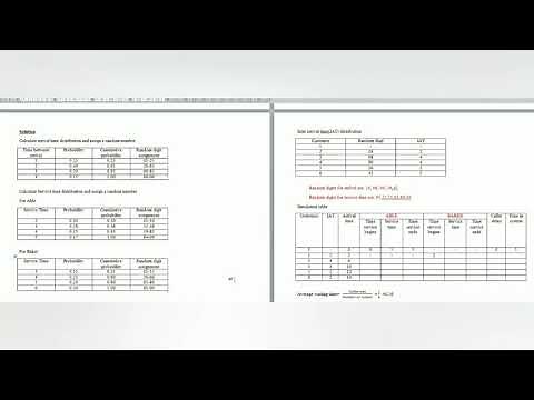 Able-Baker problem|| Multichannel queue || SMS ||VTU