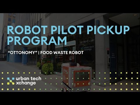 Ottonomy | Food Waste Robot | Downtown Detroit