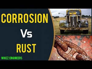 Difference between Corrosion and Rust || Corrosion Vs Rusting || @Whizz Engineers