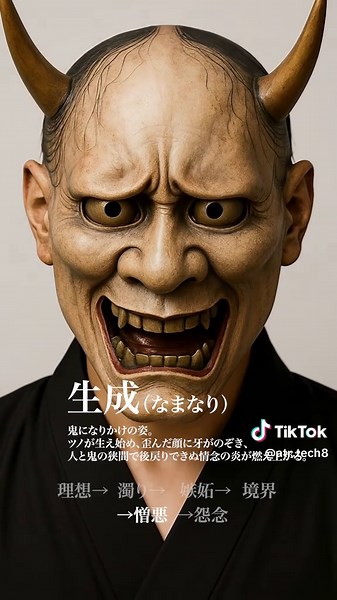 愛から嫉妬への変貌：能面の深い意味