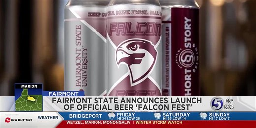 Fairmont State University announces launch of first official beer, ‘Falcon Fest’