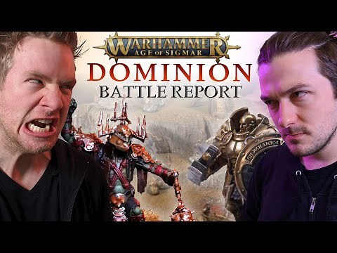 ORRUKS Vs. STORMCAST: AoS Dominion Battle Report! - Warhammer Age of Sigmar 3rd edition