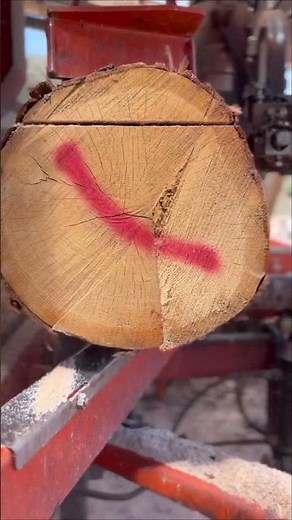 Milling for trailer decking! #woodmizer