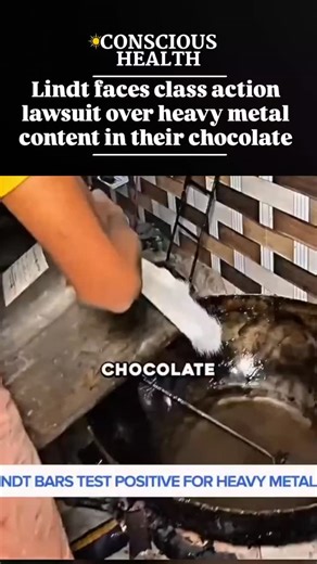 ☀️Conscious Health on Instagram: "🍫 The chocolate company lint is facing a class action lawsuit for how much heavy metals have been found in their products!! 🧠 Anxiety, brain fog, or trouble focusing? Support your nervous system at conscioushealth.store with code CONSCIOUS."