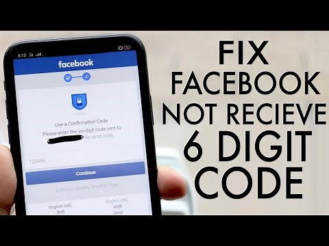 FIX Facebook 6 Digit Code Not Received! (2020)