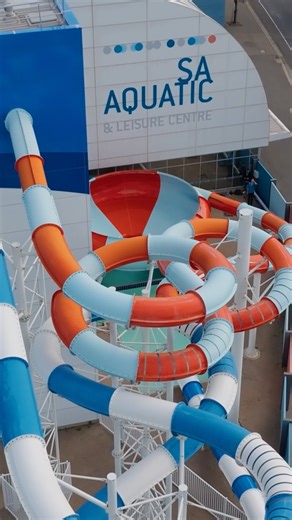 SA Aquatic & Leisure Centre on Instagram: "The Waterslides will be open this Saturday and Sunday from 1 PM to 4 PM! 𝗣𝗿𝗶𝗰𝗶𝗻𝗴: - $3 per slide - $12 for unlimited slide pack - Free for SA Aquatic members. - Tickets can be purchased at the front desk To participate, please refer to our website for conditions of use & FAQs - LINK IN BIO We can't wait to see you this weekend!"