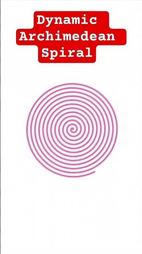 Dynamic Archimedean Spiral