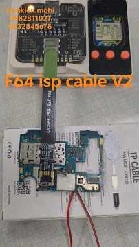 Instructions for using the V2 ISP cable with the F64.