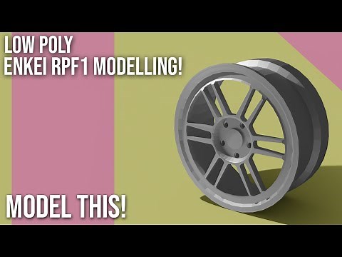 How to model a wheel in Blender 2.8 | Blender | Tutorial