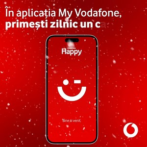 10K views · 40 reactions | În aplicația My Vodafone, Moș Crăciun vine în fiecare zi până pe 24 decembrie. Hai în Vodafone Happy să îți iei cadoul de azi  https://myvdf.ro/VodafoneHappy-Advent! ​ #Vodafone #MyVodafoneApp #VodafoneHappy #meriticeimaibun | Vodafone Romania | Facebook