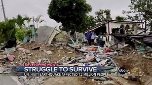 STRUGGLE TO SURVIVE: Matt Gutman is in Haiti as the death toll rises to over 1,900 dead and 9,000 hurt after the catastrophic quake, with Tropical Depression Grace hampering rescue and aid efforts. https://abcn.ws/3jY3XV4 | ABC World News Tonight with David Muir