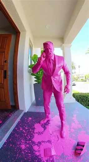 👉 Rich Guy in $5,000 Suit steals Box PINK PAINT RAGE! 🕴️💗🤬