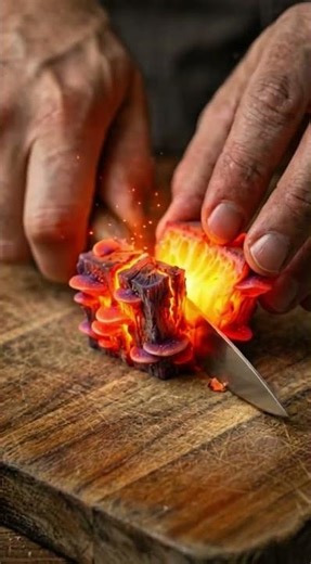 Hyper-realistic Minecraft shroomlight block 🍄✨ #shorts