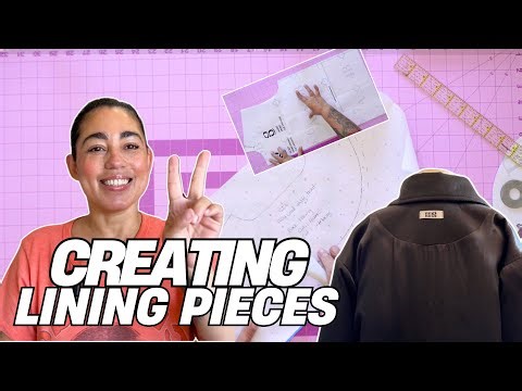 Creating Full Lining Pattern Pieces From Facings