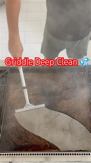 Griddle Deep Cleaning #griddle @subzerowolf