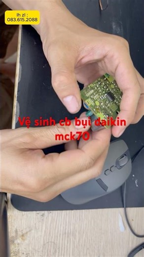 hướng dẫn vệ sinh cảm biến bụi máy lọc không khí daikin mck70 ack70