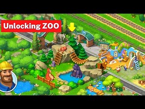Township Gameplay | Township Level 24 ZOO Unlock | Township Android