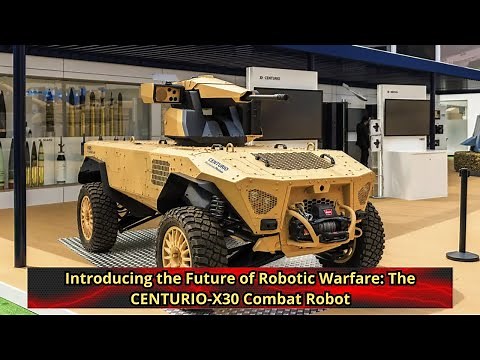 Introducing the Future of Robotic Warfare The CENTURIO X30 Combat Robot
