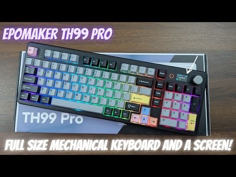 Epomaker TH99 Pro - Mechanical Keyboard - Full Size And A Lot Of Features!