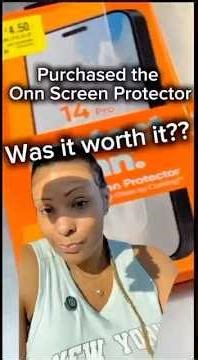 Onn screen protector review with your attention deficit correspondent 😆