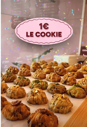 🎂 ANNIVERSAIRE DE LA BOUTIQUE 🎈 Pour fêter les 1 an de la boutique, on a décidé de vous chouchouter 😍 Le samedi 11 avril, de 7h30 à 18h, tous les cookies sont à 1€ au lieu de 4,90€ !! Voici les conditions pour bénéficier de l'offre : - 1 cookie à 1€ par personne (exemple : si vous êtes un groupe de 4, vous avez tous le droit à un cookie à 1€) - être abonné au compte de Cook'île - poster une story de la vitrine ou de la boutique en nous identifiant (nous vérifierons au moment du passage en cai