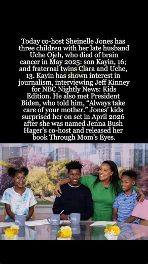 Sheinelle Jones’ 3 Kids: Kayin, Clara and Uche #shorts #SheinelleJones #TodayShow #UcheOjeh