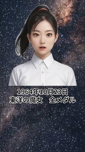 東洋の魔女！日本女子バレーボール金メダル【あの日 あの時 あの出来事】 #東京オリンピック #1964年 #女子バレー #東洋の魔女 #shorts