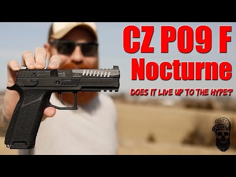 New CZ P09 F Nocturne First Shots: A Feature Packed Affordable DA/SA 9mm