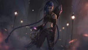 PC Animated Jinx Arcane Live Wallpaper