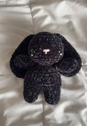 Crochet Your Own Black Bunny Plushie