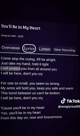 Emotional Connection in You'll Be in My Heart