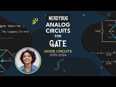 Gate Questions on Diode Circuits Part 1 | 2015-2024 | GATE PYQ | GateBusters ECE | NerdyBug