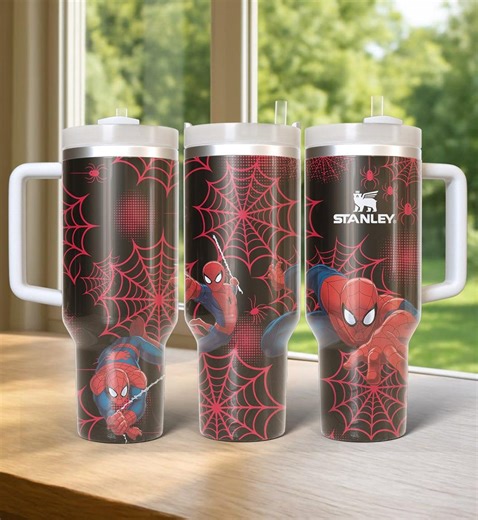 Spider-man Tumbler, Super Man 40oz Cup, Superhero Tumbler Cup, Movie Coffee Tumbler, Eddie Brock Tumbler, Symbiote Spider Insulated Tumbler - Etsy