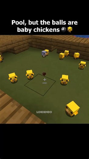 Minecraft Hardcore on Instagram: "Emergent Systemics: The Simulation of Physical Mechanics via Biological Proxies Within the parameters of modern sandbox environments, users frequently engage in the reconstruction of complex physical activities using disparate environmental components. This specific observation details the creation of a functional billiards-style apparatus, leveraging organic textures—specifically moss and processed timber—to replicate the friction and aesthetic of a traditional