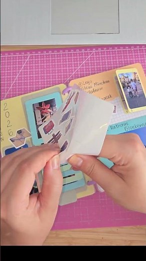 Travel Journal Flip-Through ✈️ Interactive Photo Spread + Travel Stickers